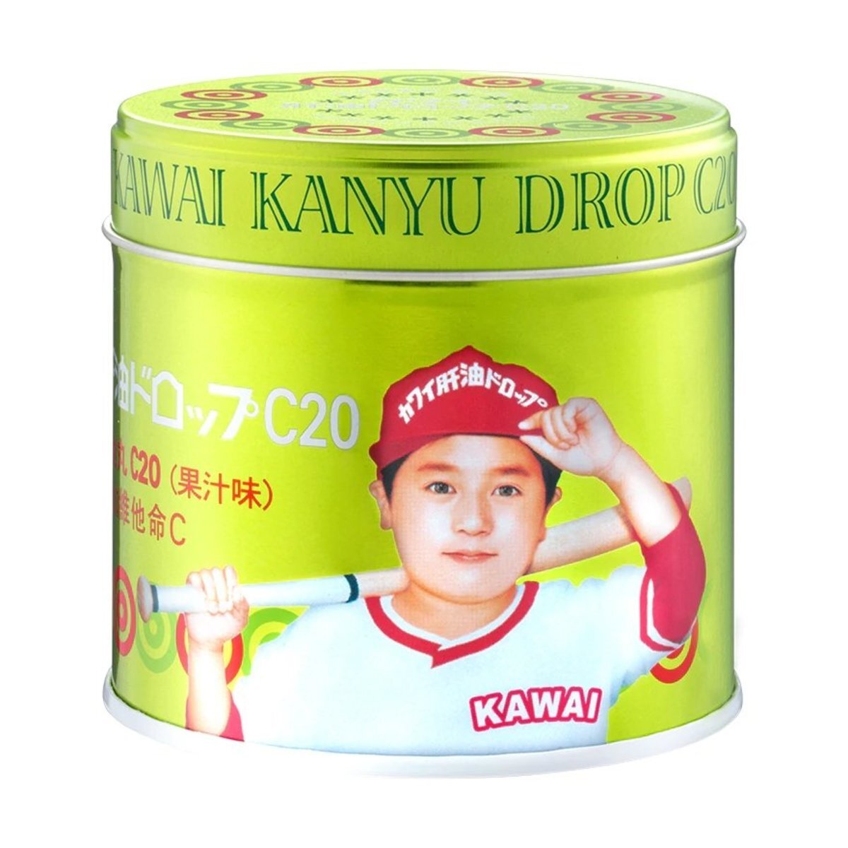 original-1126.jpg KAWAI - 日本肝油丸綠罐 C20 180粒 - Image 1