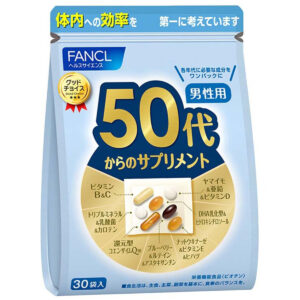 FANCL - (新版) 50代男性綜合營養維他命補充丸 (30小包) 藍色 (平行進口)