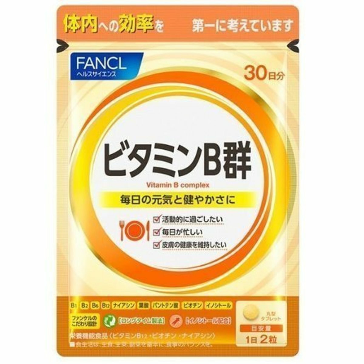 original-1582.jpg FANCL - 天然維生素B 60粒 30日份 - Image 1