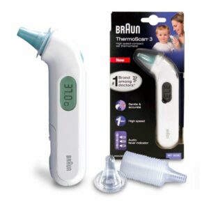 BRAUN百靈 - 紅外線兒童/嬰兒耳溫槍 ThermoScan 7 IRT6520 (白色)  探熱器