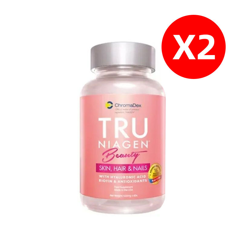 2盒 TRU NIAGEN樂加欣 粉紅樂加欣 樂加欣 NAD+ Beauty 抗衰老 NMN 粉紅 60粒裝/樽