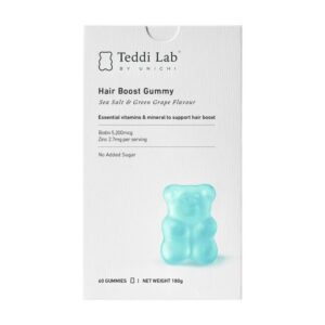 Unichi - Teddi Lab plus 生物素+鋅 強效生髮養髮育髮小熊軟糖 60粒 升級版