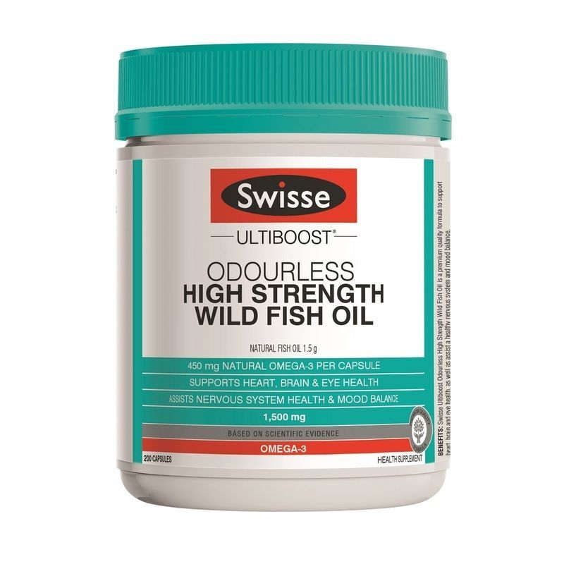 original-391.jpg Swisse - Ultiboost 無腥味野生魚油 1500mg 200粒 - Image 1