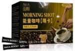 馬來西亞 金剛 – MORNING SHOT COFFEE 能量咖啡 MACA 瑪卡 (無糖美式黑咖啡) 盒/10包  BIO-TREE