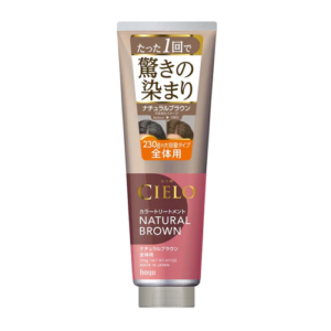 Cielo 絲悅 天然亮澤納米染髮護髮膏裝 自然棕色 粗管 230克