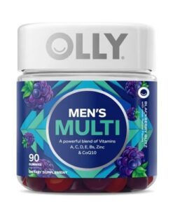 Olly 完美男士黑莓綜合複合維生素 - 90 顆軟糖