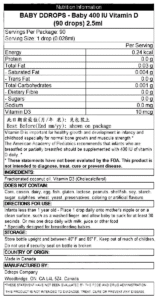 Ddrops - 嬰兒維他命D3滴劑 2.5毫升 - Image 5